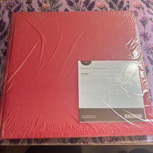 Creative Memories Flex-Hinge Red Scrapbook Album 12" X 12" NEW & Sealed